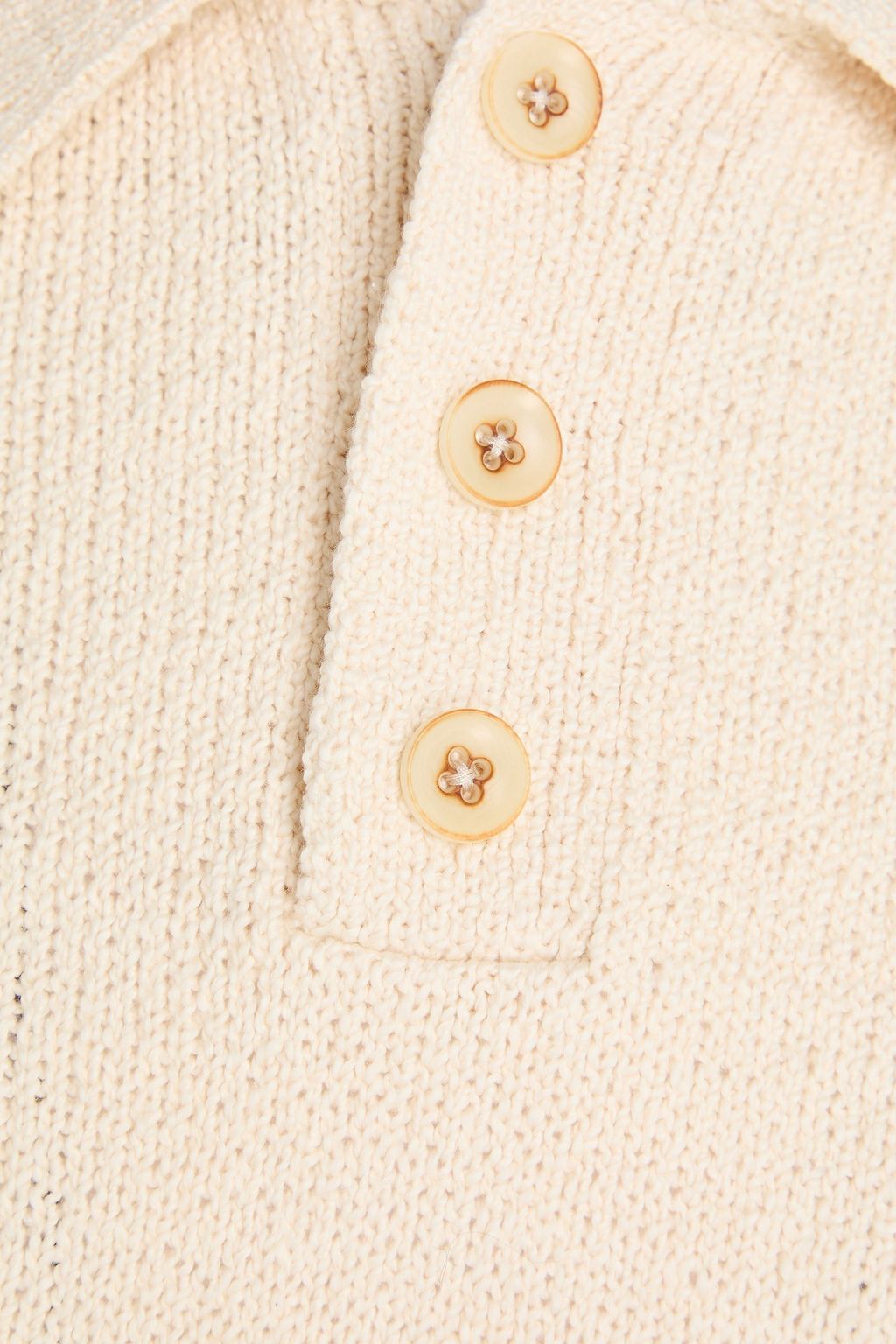 THE ELDER STATESMAN Nora cotton polo shirt