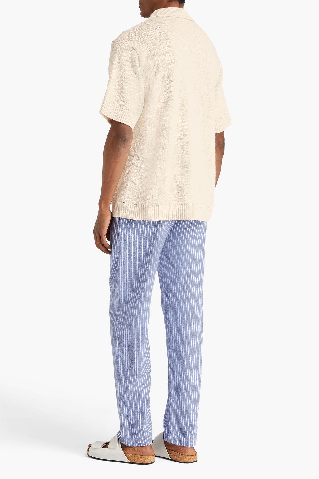 THE ELDER STATESMAN Nora cotton polo shirt