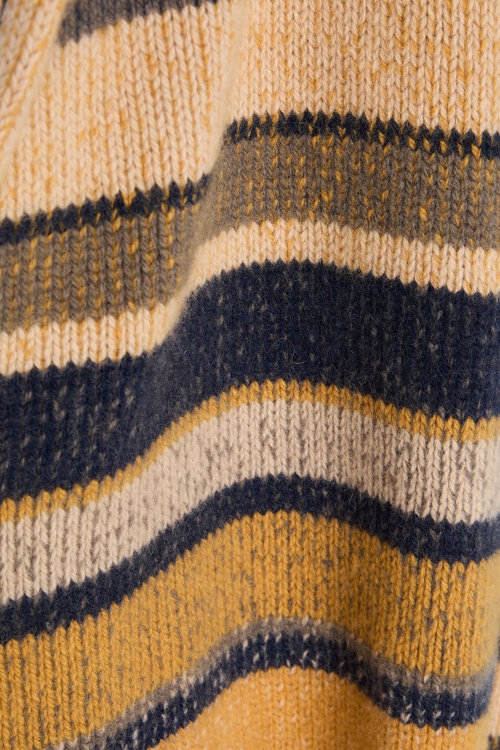 THE ELDER STATESMAN Cardigan aus Jacquard-Strick aus Kaschmir mit Streifen