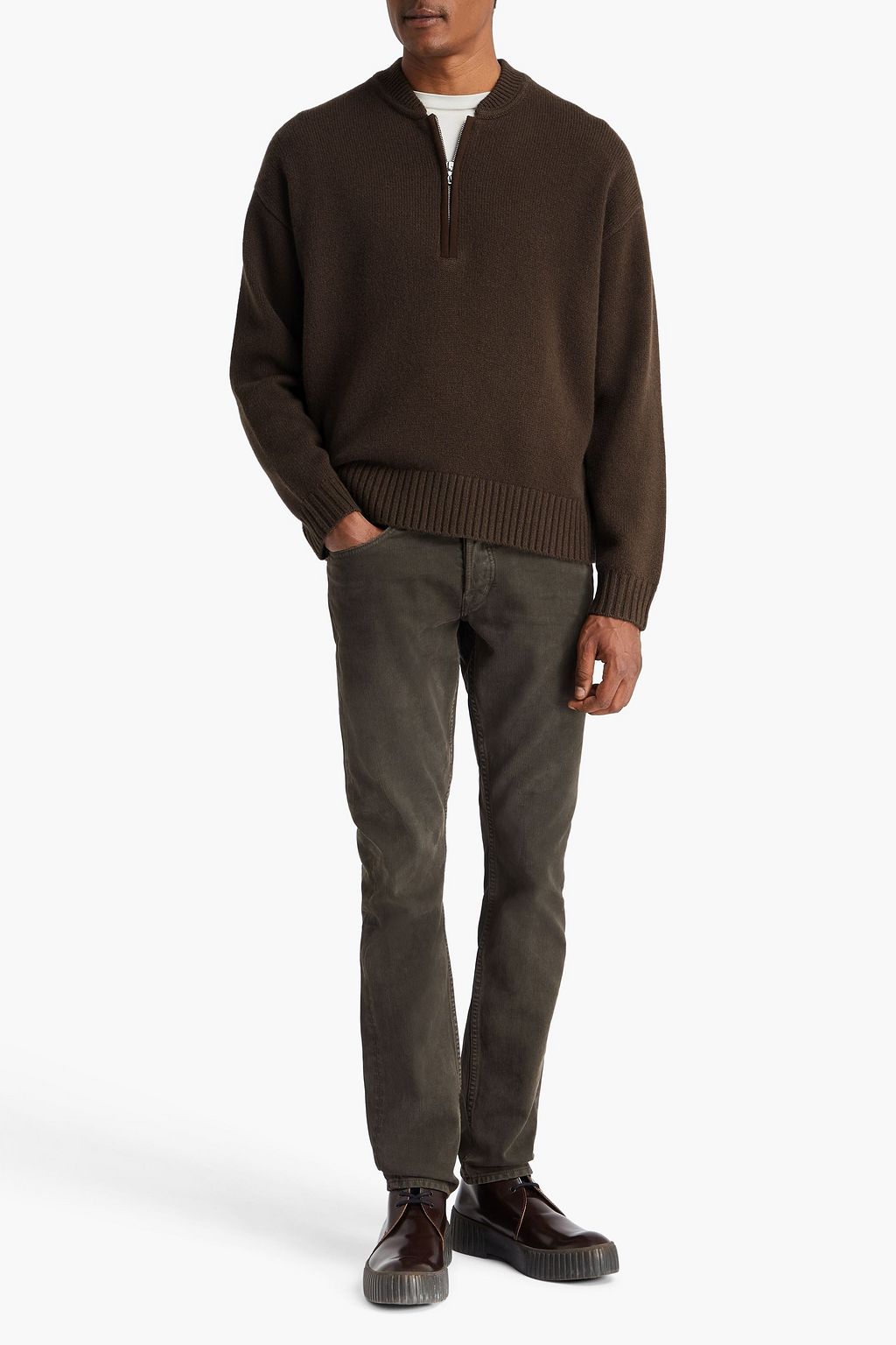 RAG & BONE ウール ハーフジップセーター