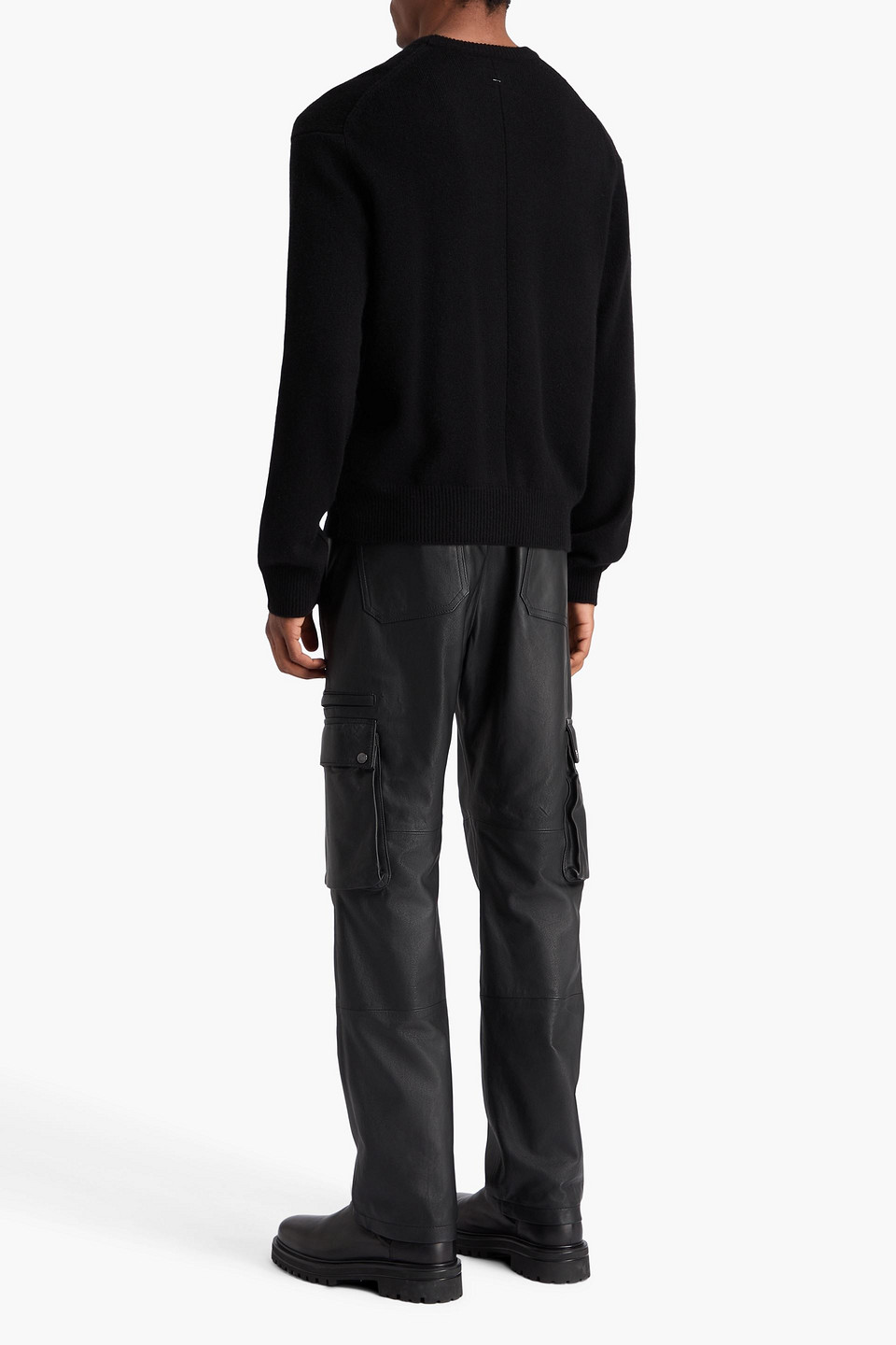 Rag & Bone Downing Cashmere Sweater In Black