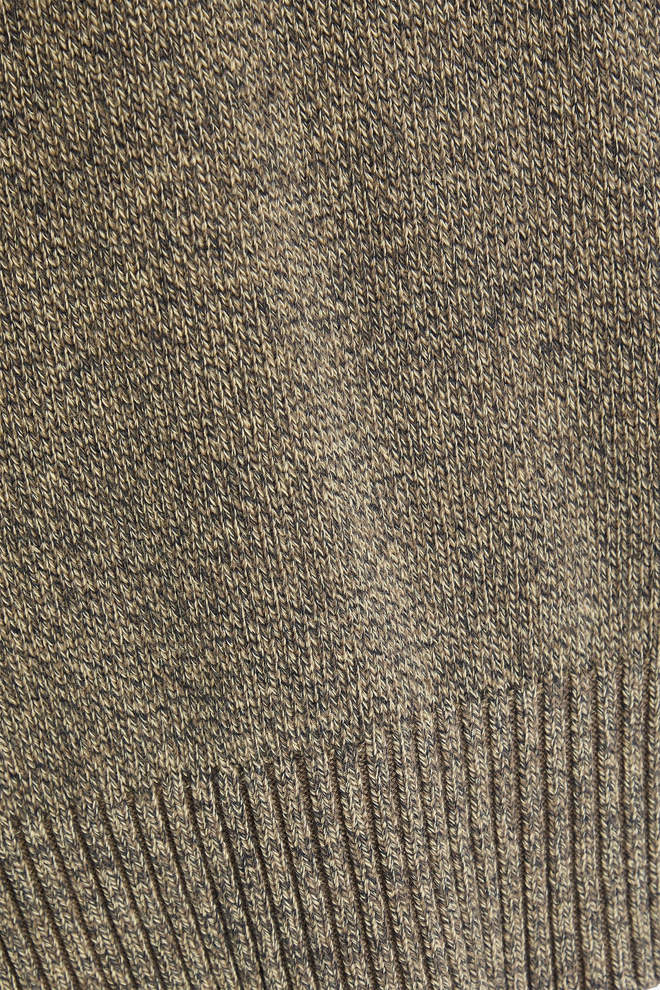 Rag & Bone Dexter Mélange Cotton Sweater In Green