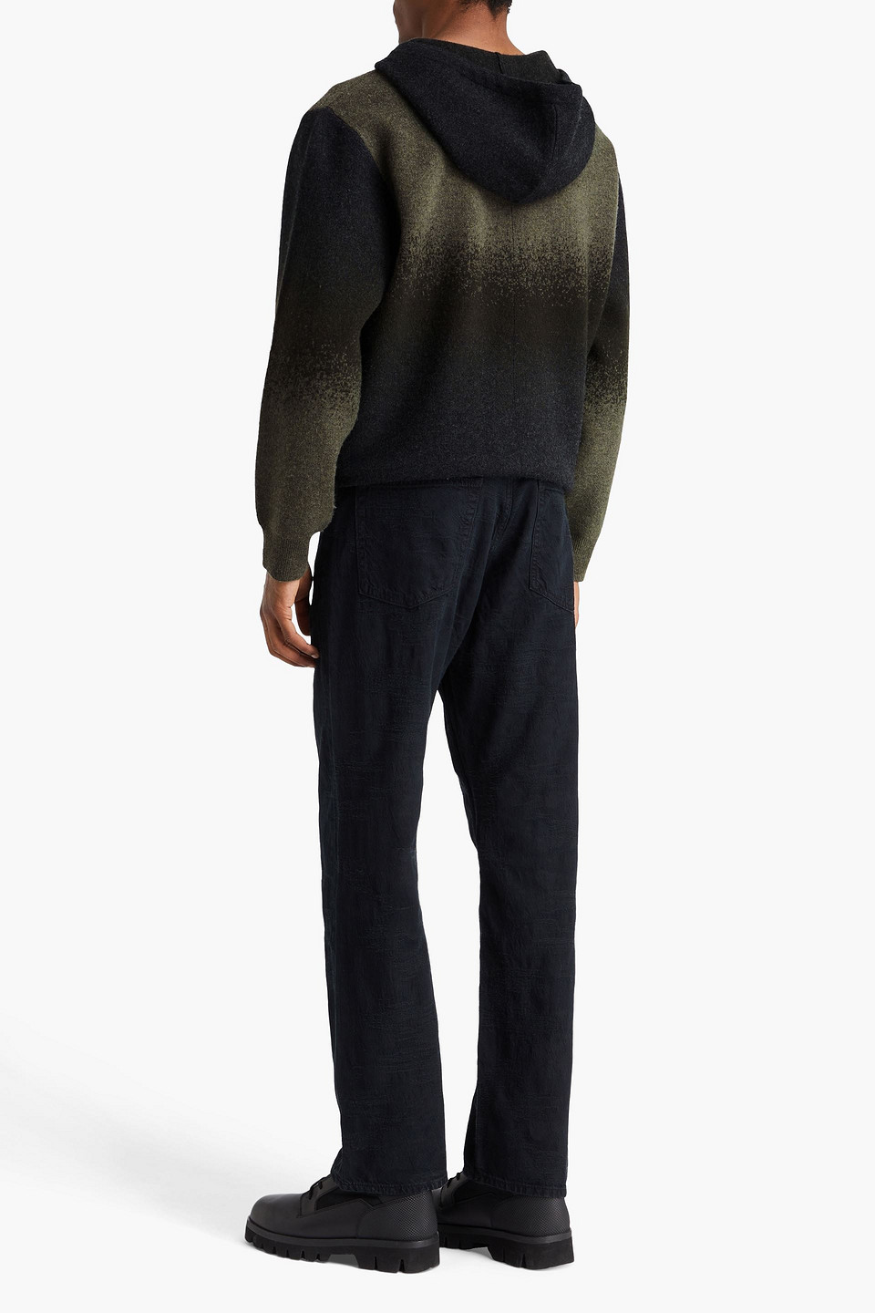 Rag & Bone Downing Cashmere Blend Hoodie In Multi