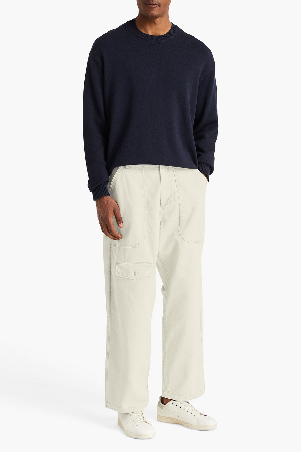  Rag & Bone - Samson Denim Cargo Jeans - White - 29 