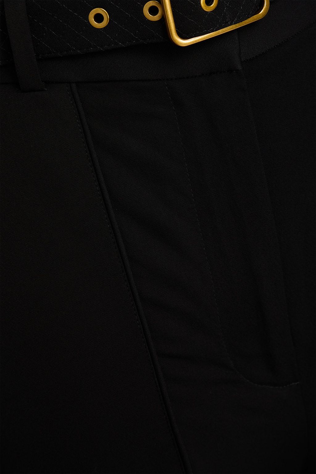 ZIMMERMANN Belted crepe kick-flare pants