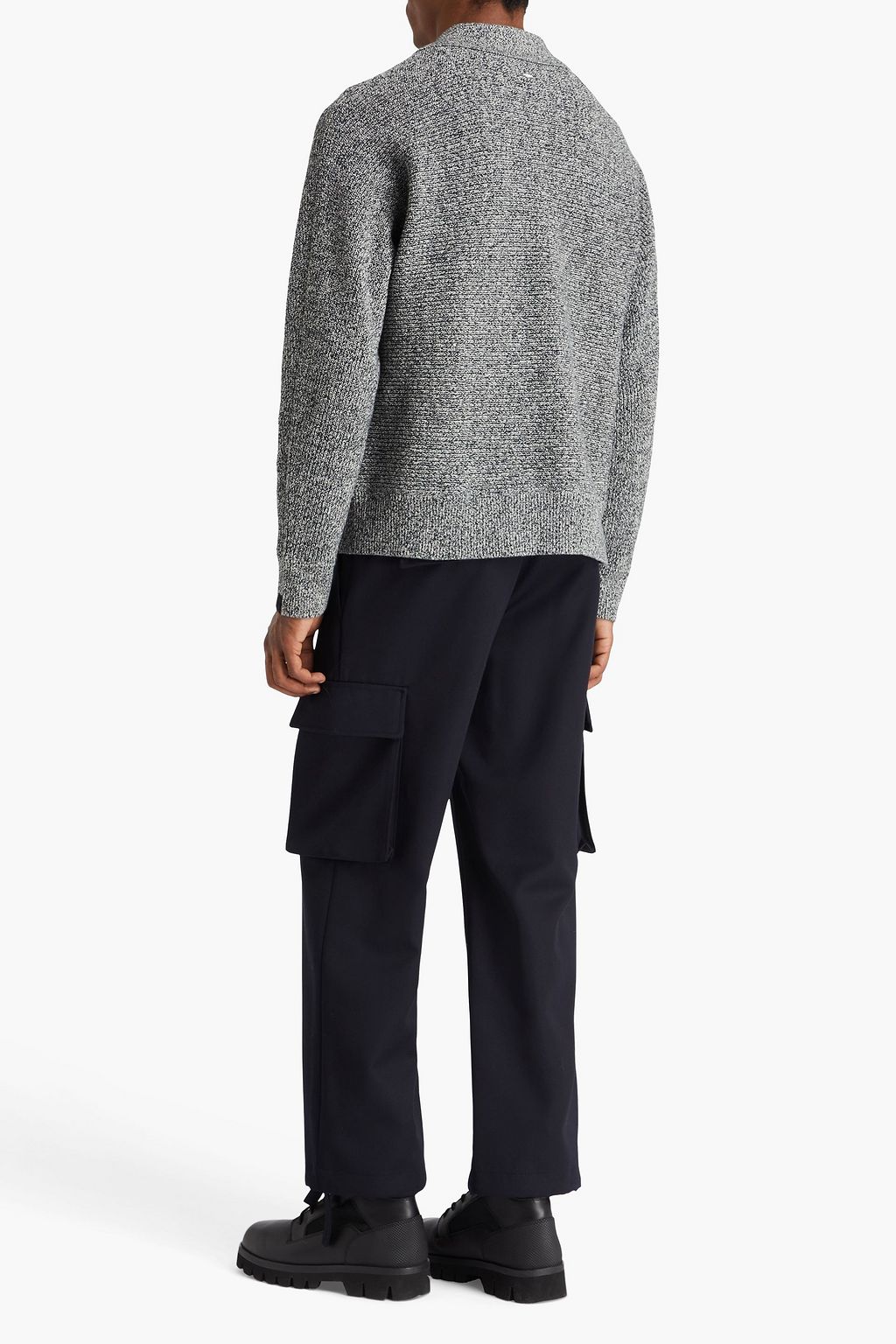 RAG & BONE コットン混 カーディガン 杢糸