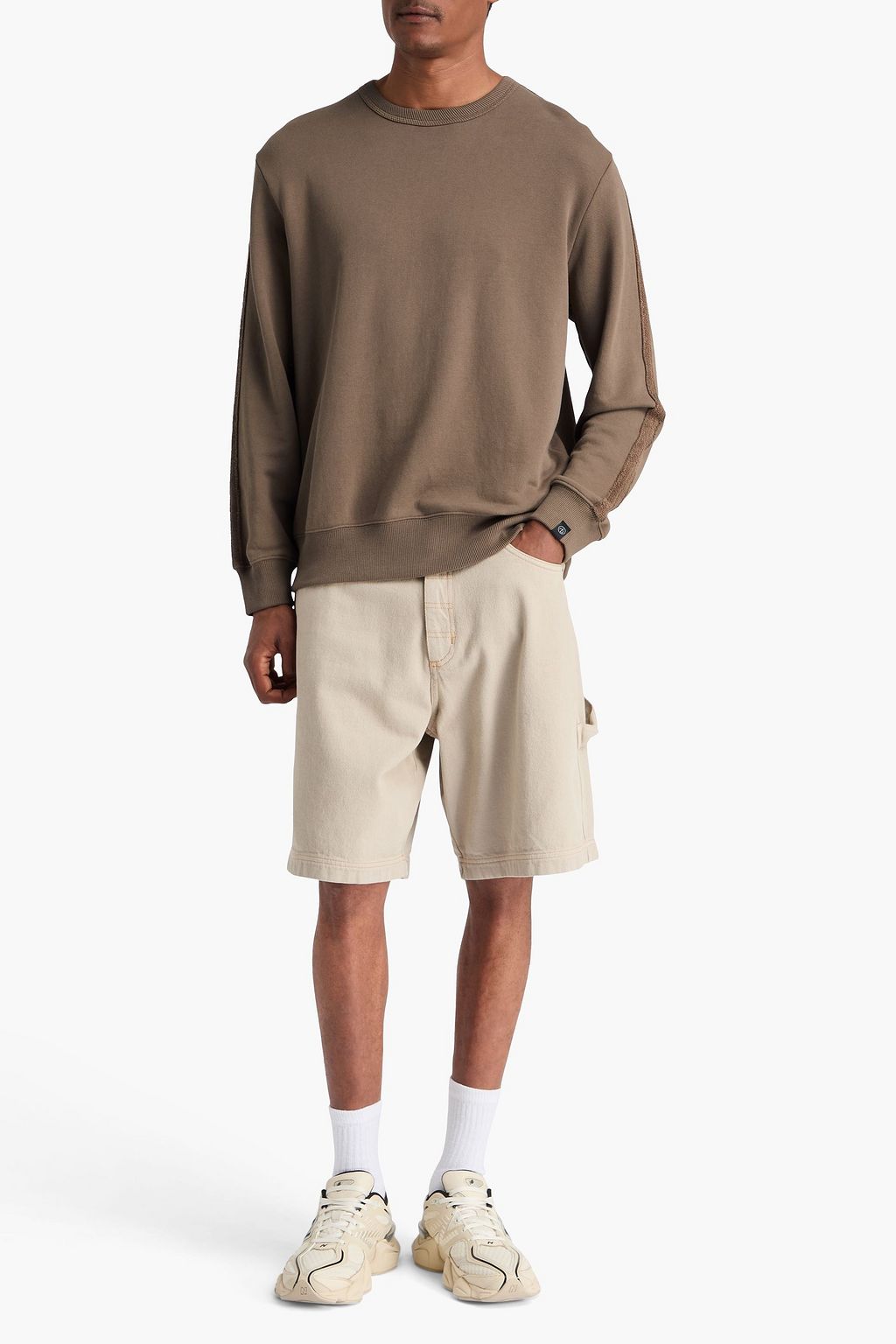 RAG & BONE 프렌치 코튼 테리 스웻셔츠