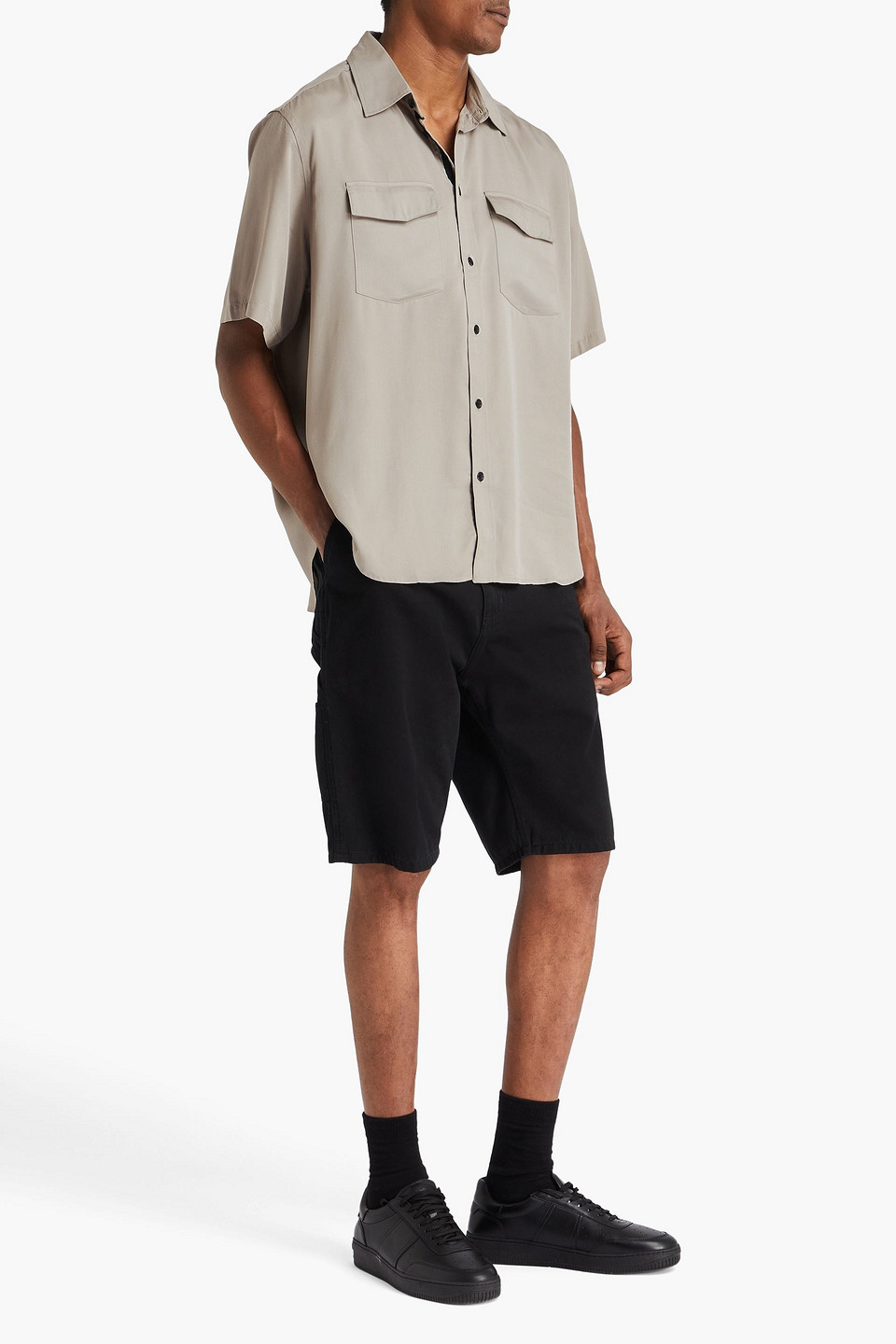  Rag & Bone - Matthew Hemd Aus Modal-twill - Grau - S 