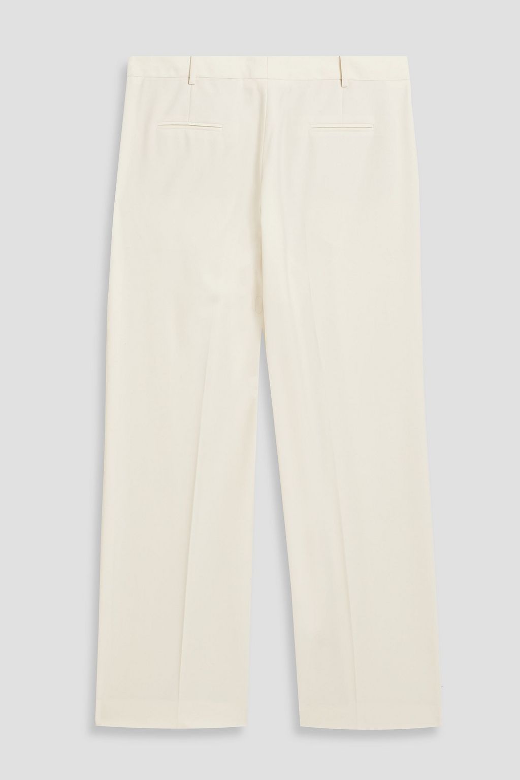 ANOTHER TOMORROW Wool-crepe wide-leg pants