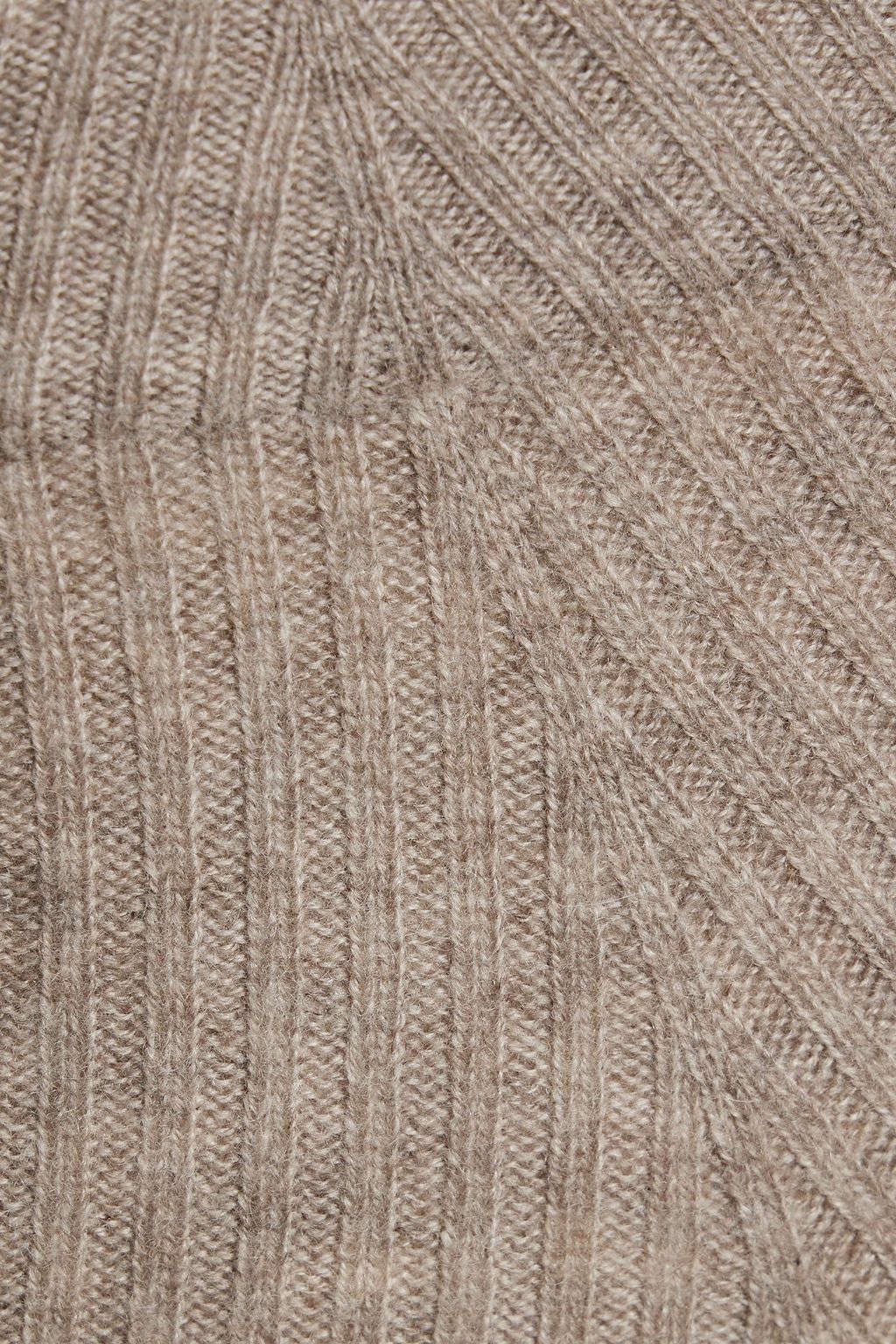 NAADAM Ribbed wool and cashmere-blend midi skirt