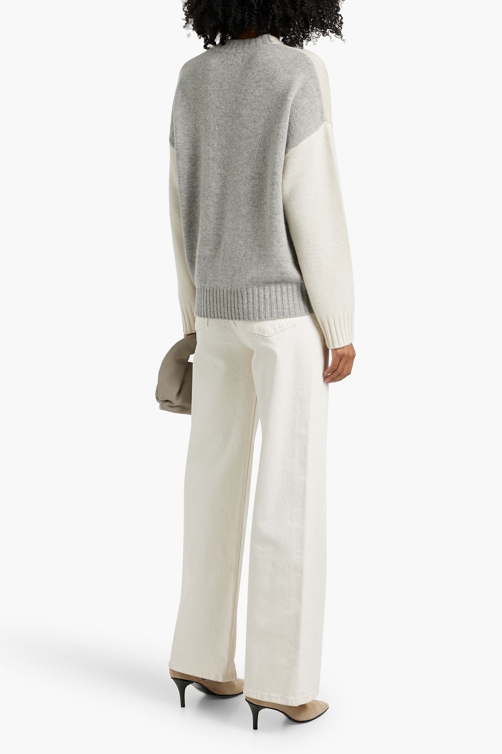 NAADAM Two-tone cashmere sweater
