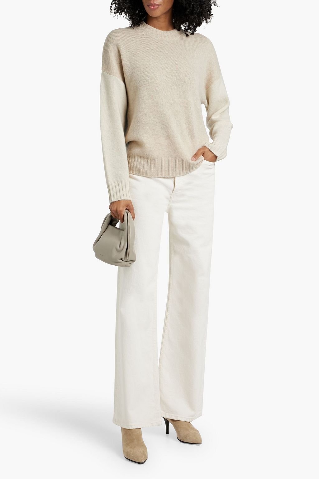 NAADAM Two-tone cashmere sweater