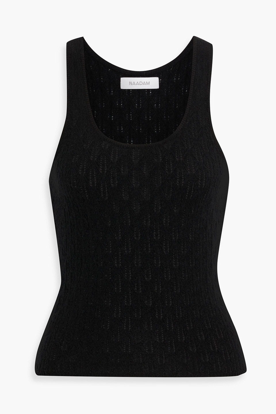 Naadam Pointelle-knit Cashmere Tank