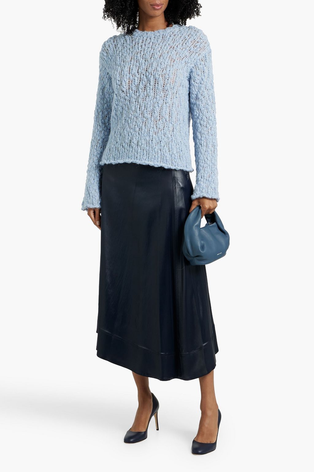 NAADAM Bouclé-knit alpaca-blend sweater