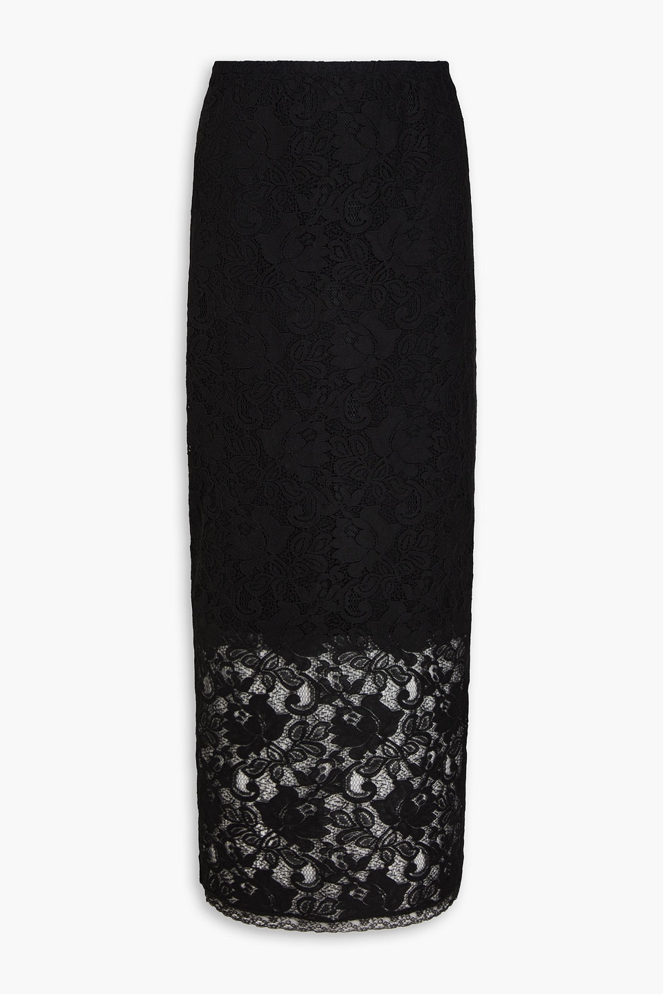 Zimmermann Corded Lace Midi Pencil Skirt