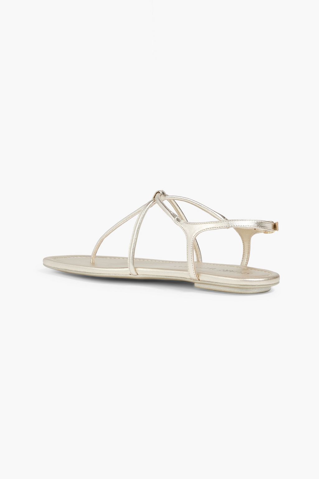 STUART WEITZMAN Matilda metallic leather sandals
