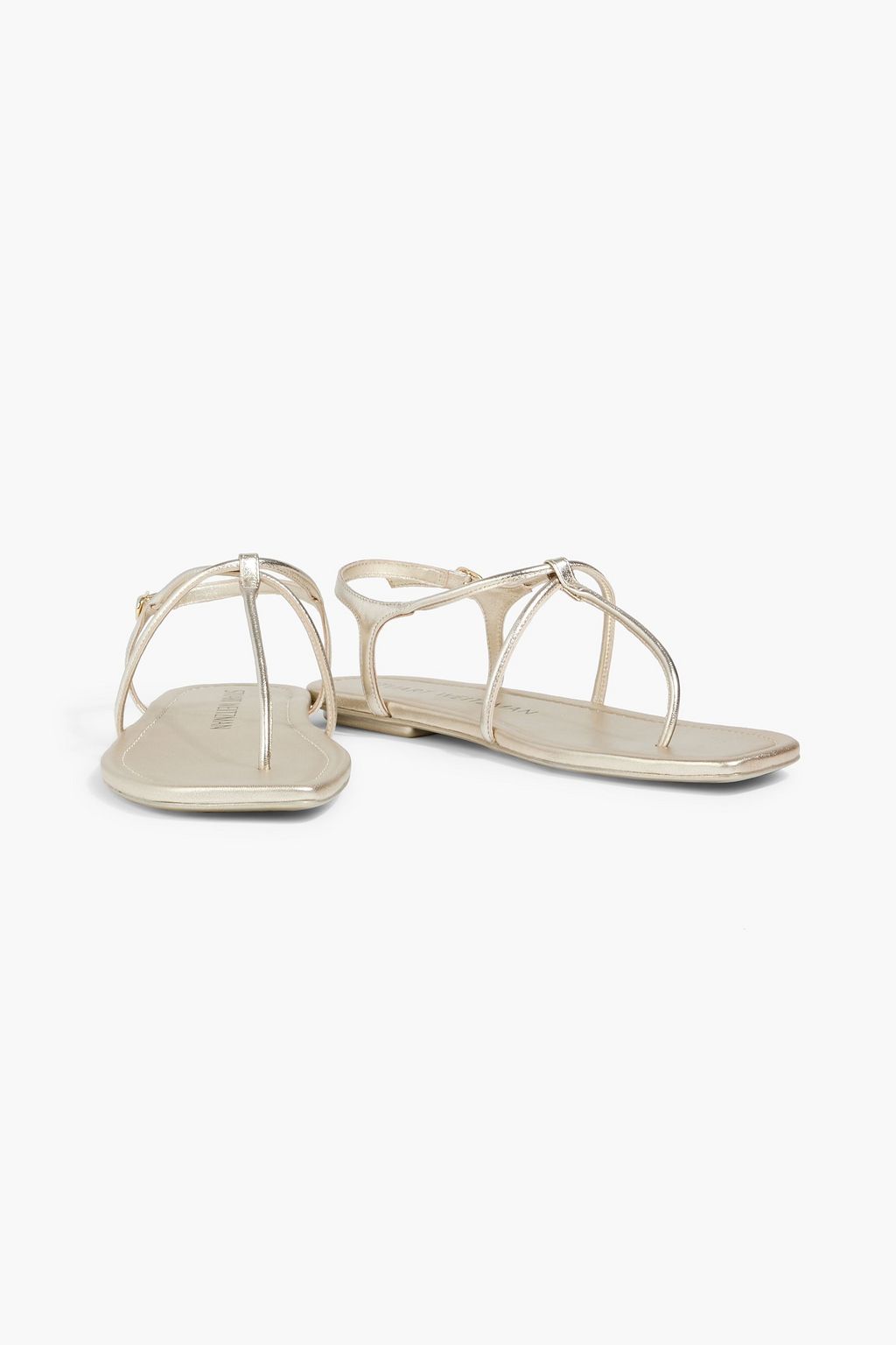 STUART WEITZMAN Matilda metallic leather sandals