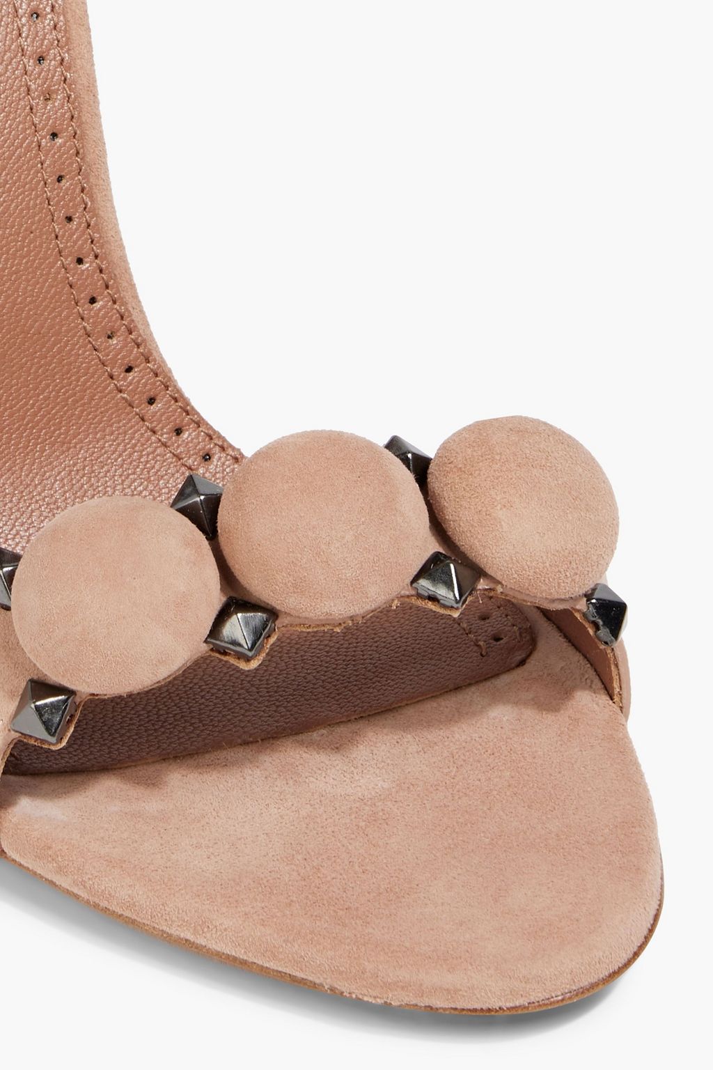 ALAÏA La Bombe 110 studded suede sandals
