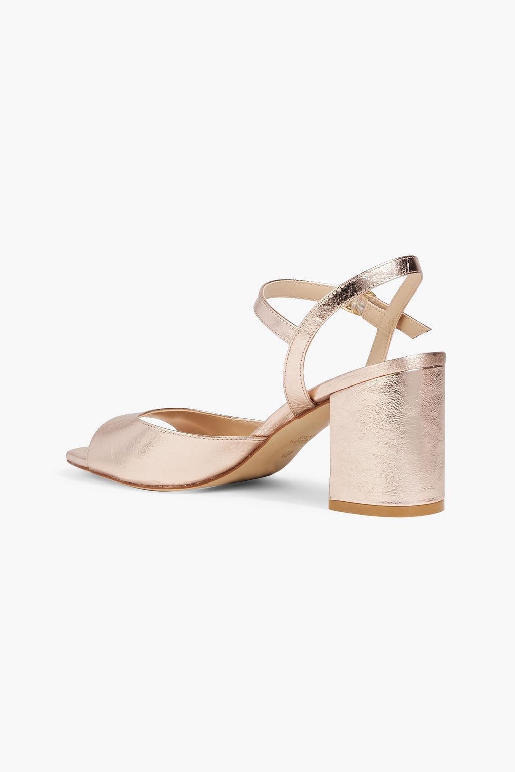 STUART WEITZMAN Tia 75 metallic textured-leather sandals