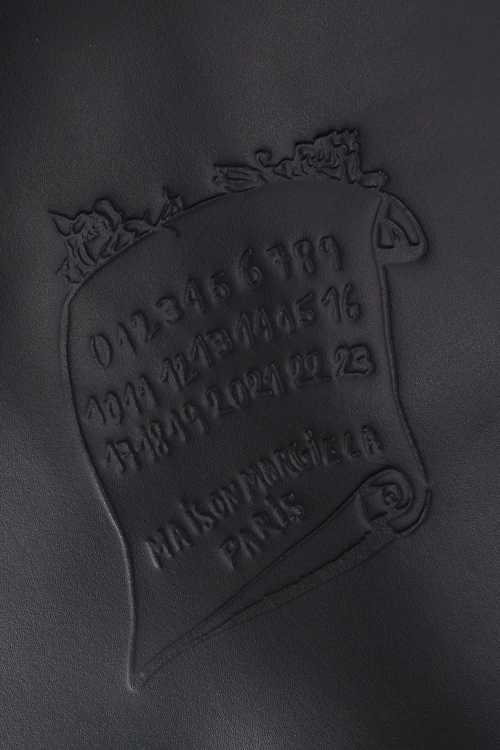 MAISON MARGIELA Embossed leather notebook