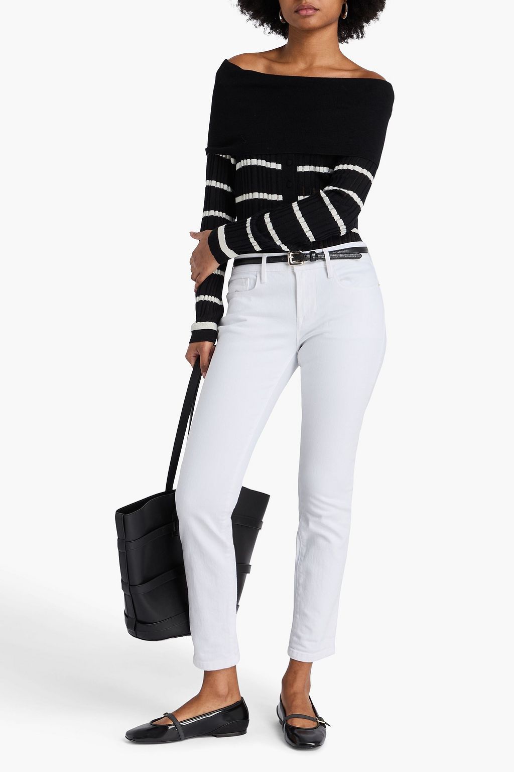 FRAME Boyfriend-Jeans „Le Garcon“ mit schmalem Bein