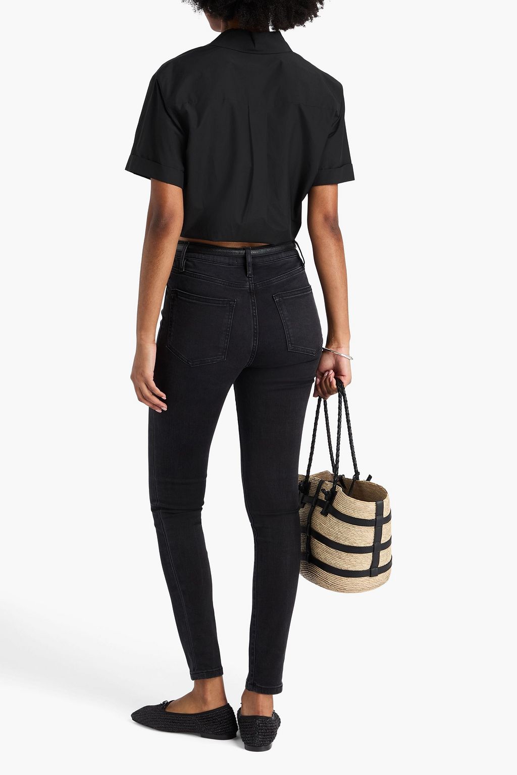 FRAME Le High Skinny hoch sitzende Skinny Jeans