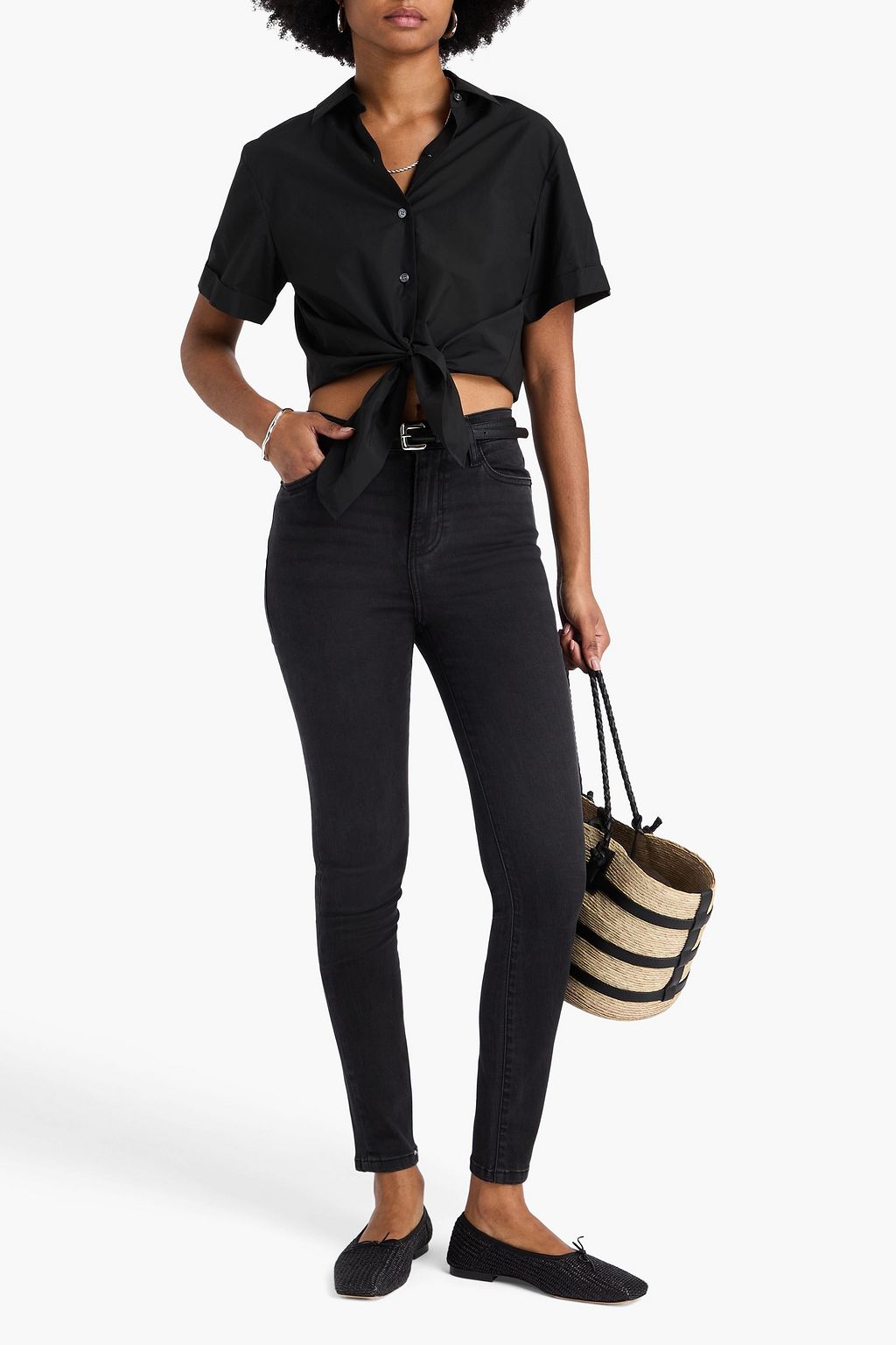FRAME Le High Skinny hoch sitzende Skinny Jeans
