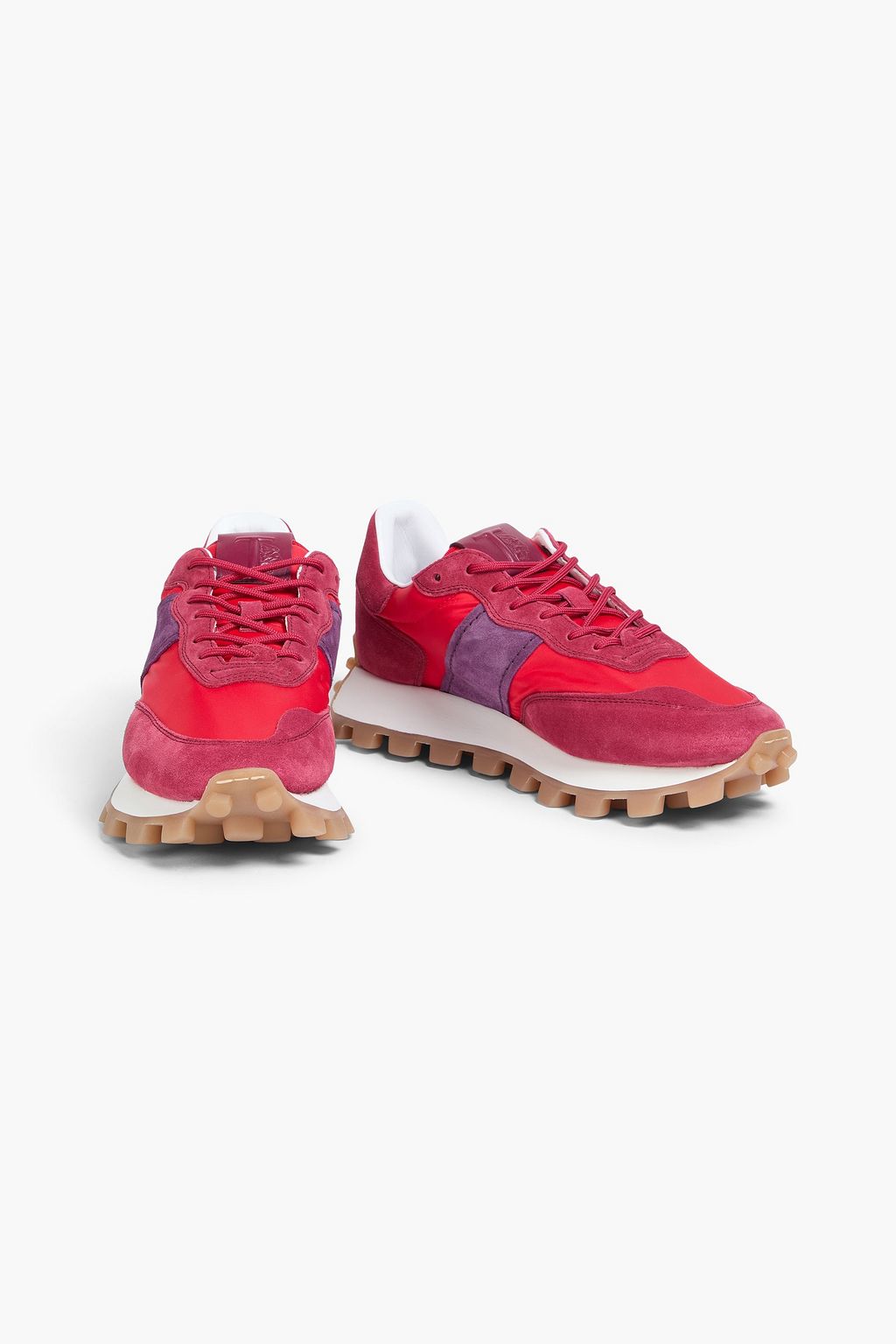 TOD'S シェル&スエード スニーカー