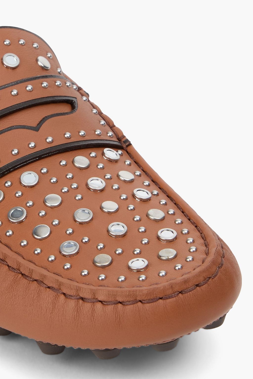 TOD'S レザー ローファー スタッズ付き