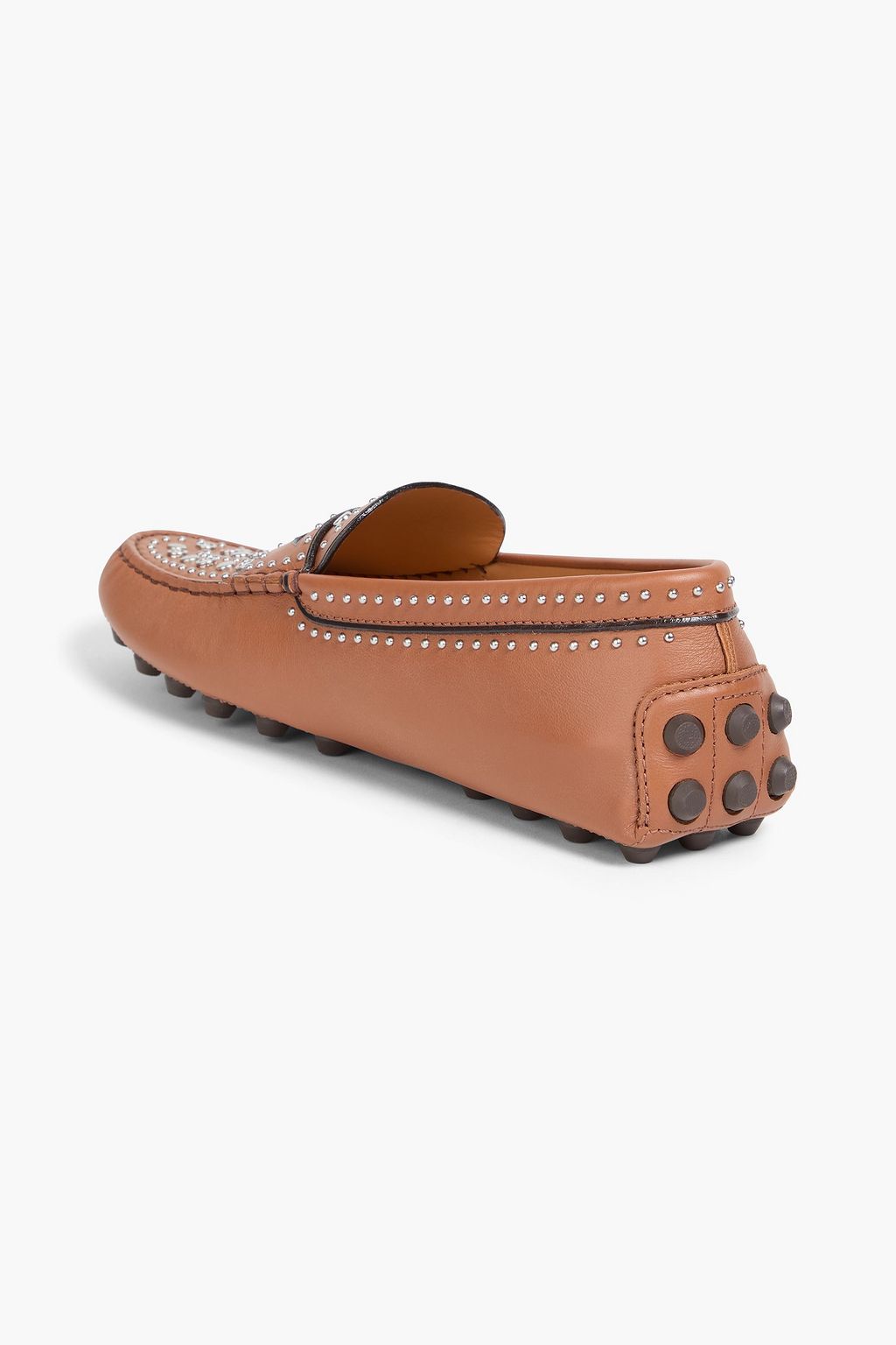 TOD'S レザー ローファー スタッズ付き