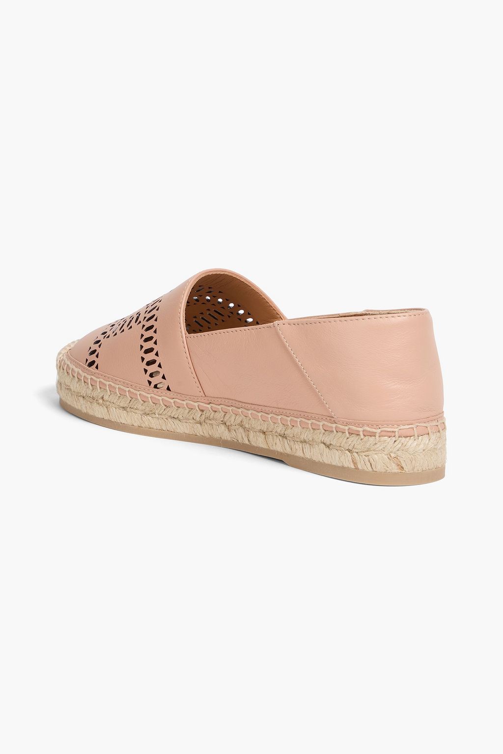 TOD'S レザー エスパドリーユ レーザーカット
