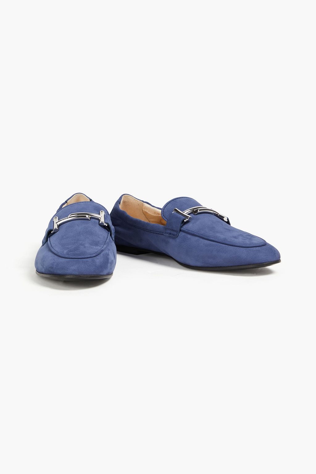 TOD'S Double T ヌバック ローファー