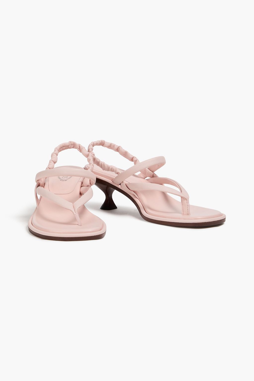 TOD'S レザー スリングバックサンダル