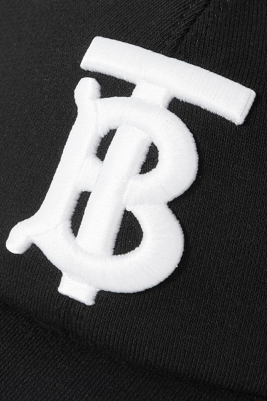 BURBERRY Embroidered cotton-twill baseball cap