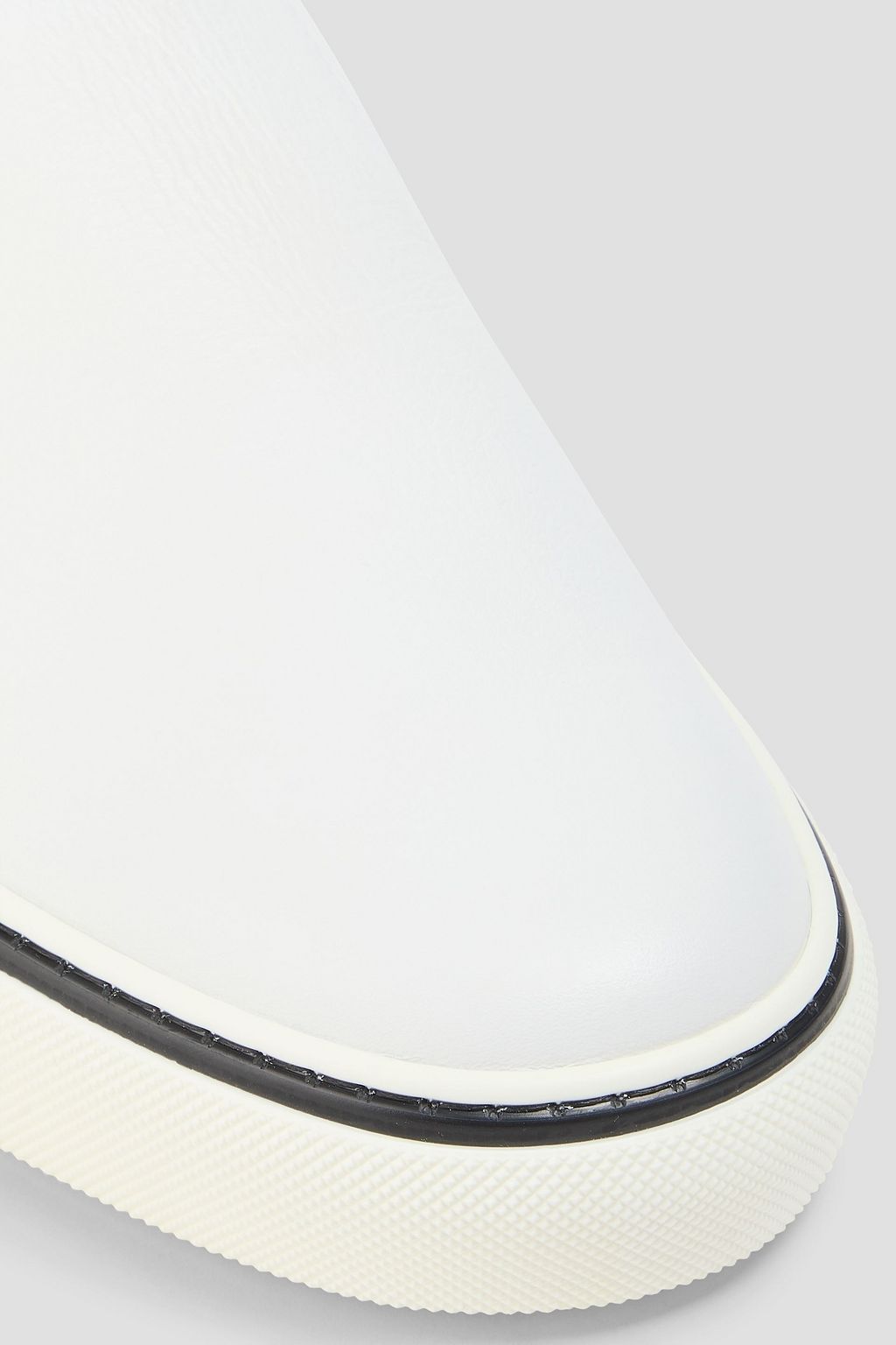 TOD'S Pebbled-leather slip-on sneakers
