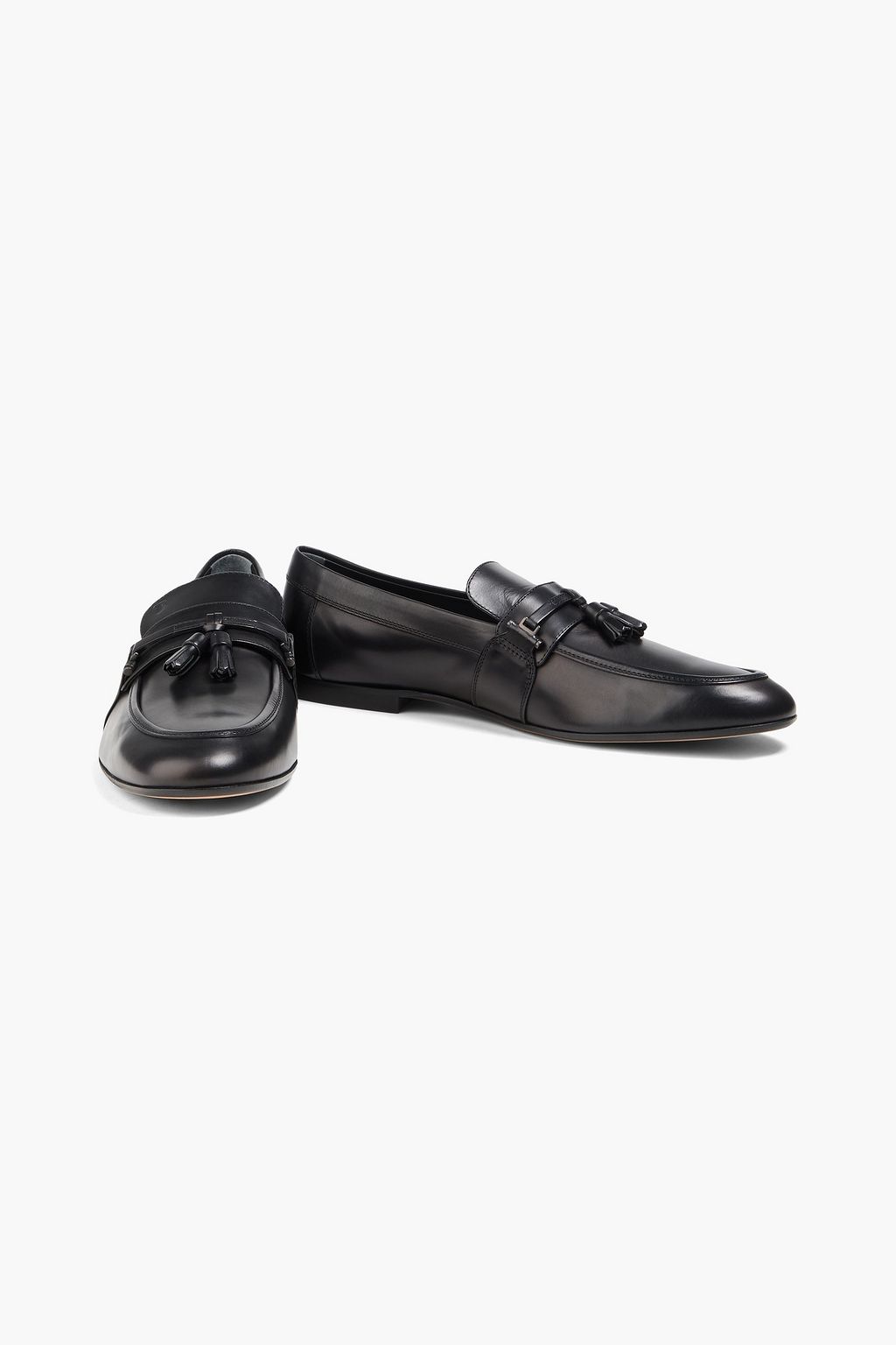 TOD'S Tasseled leather loafers