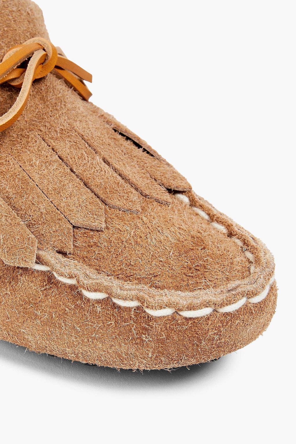 TOD'S حذاء قيادة "غومينو" من جلد السويد مزين بشرّابات
