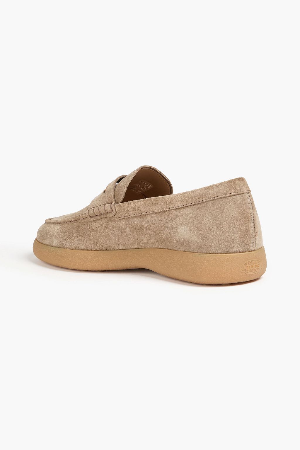 TOD'S Suede penny loafers