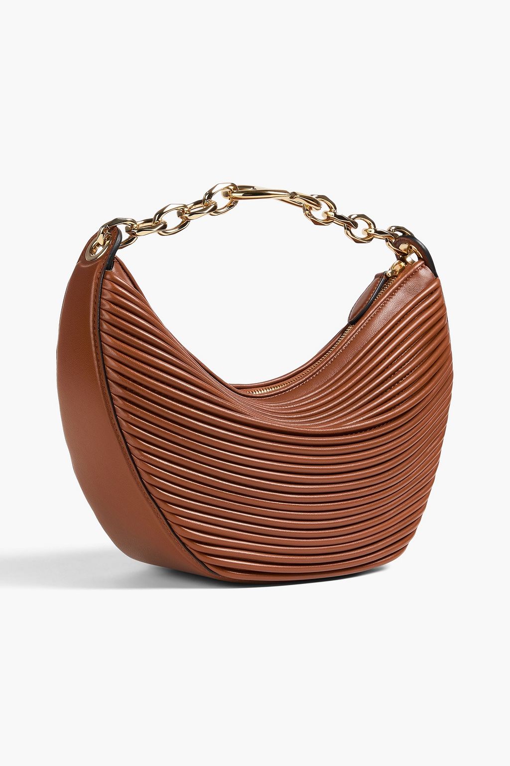 VALENTINO GARAVANI VLOGO Moon ribbed leather shoulder bag