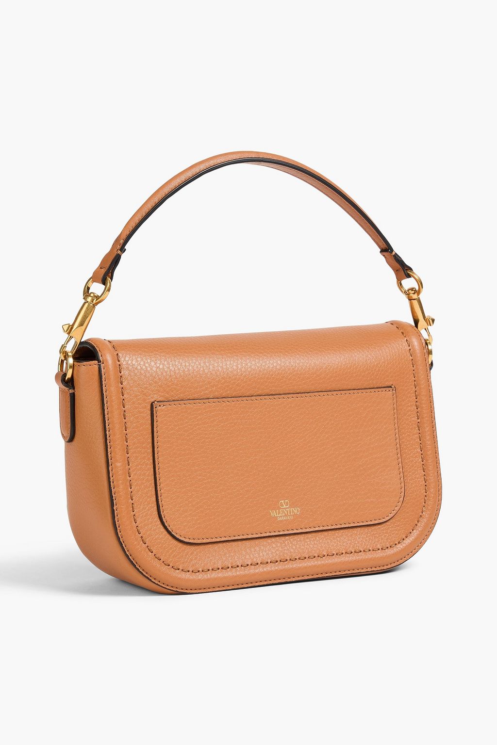 VALENTINO GARAVANI Alltime pebbled-leather shoulder bag