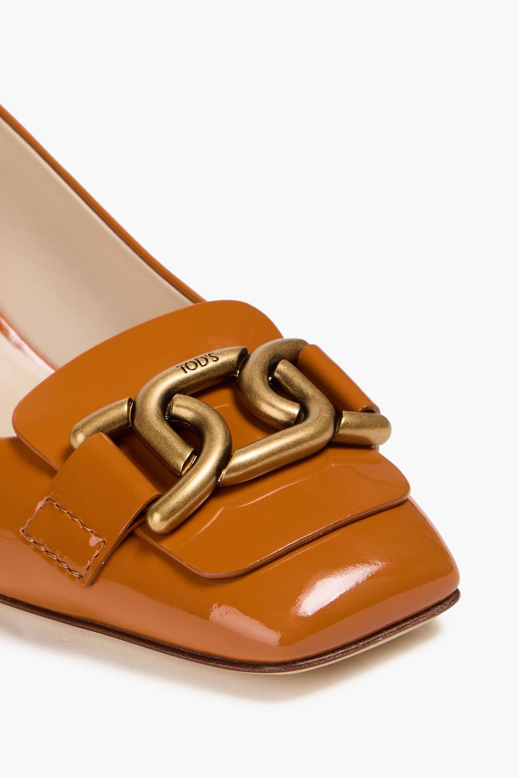 TOD'S パテントレザー スリングバックパンプス