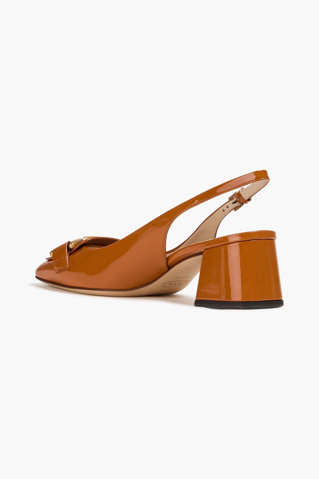 TOD'S パテントレザー スリングバックパンプス