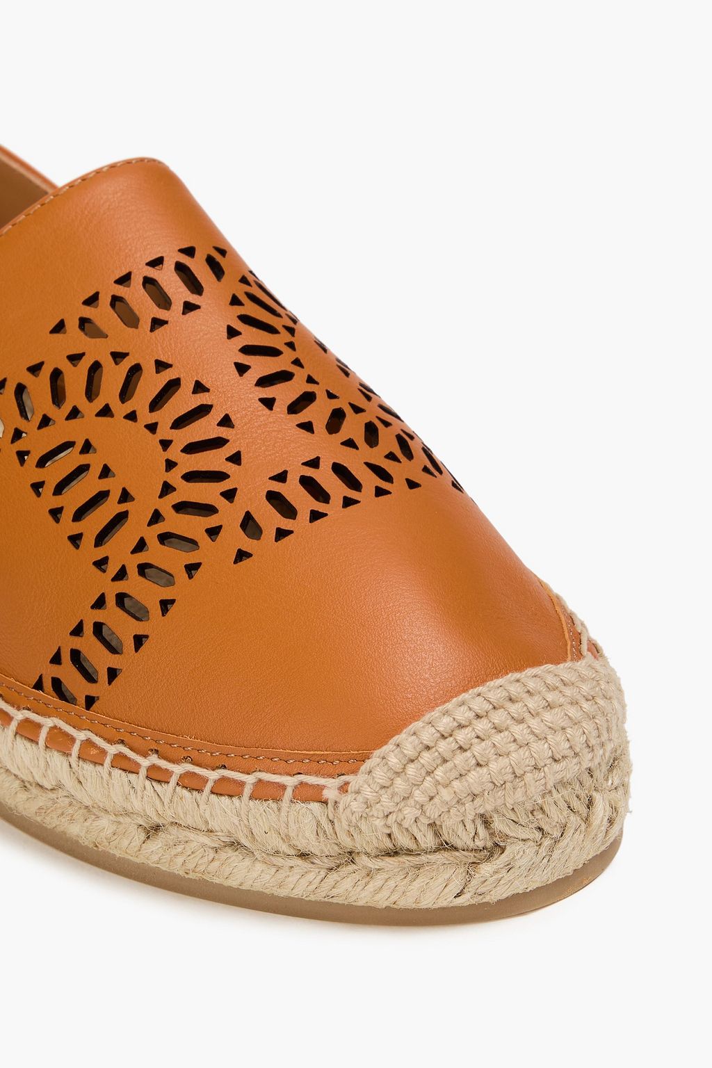 TOD'S レザー エスパドリーユ レーザーカット