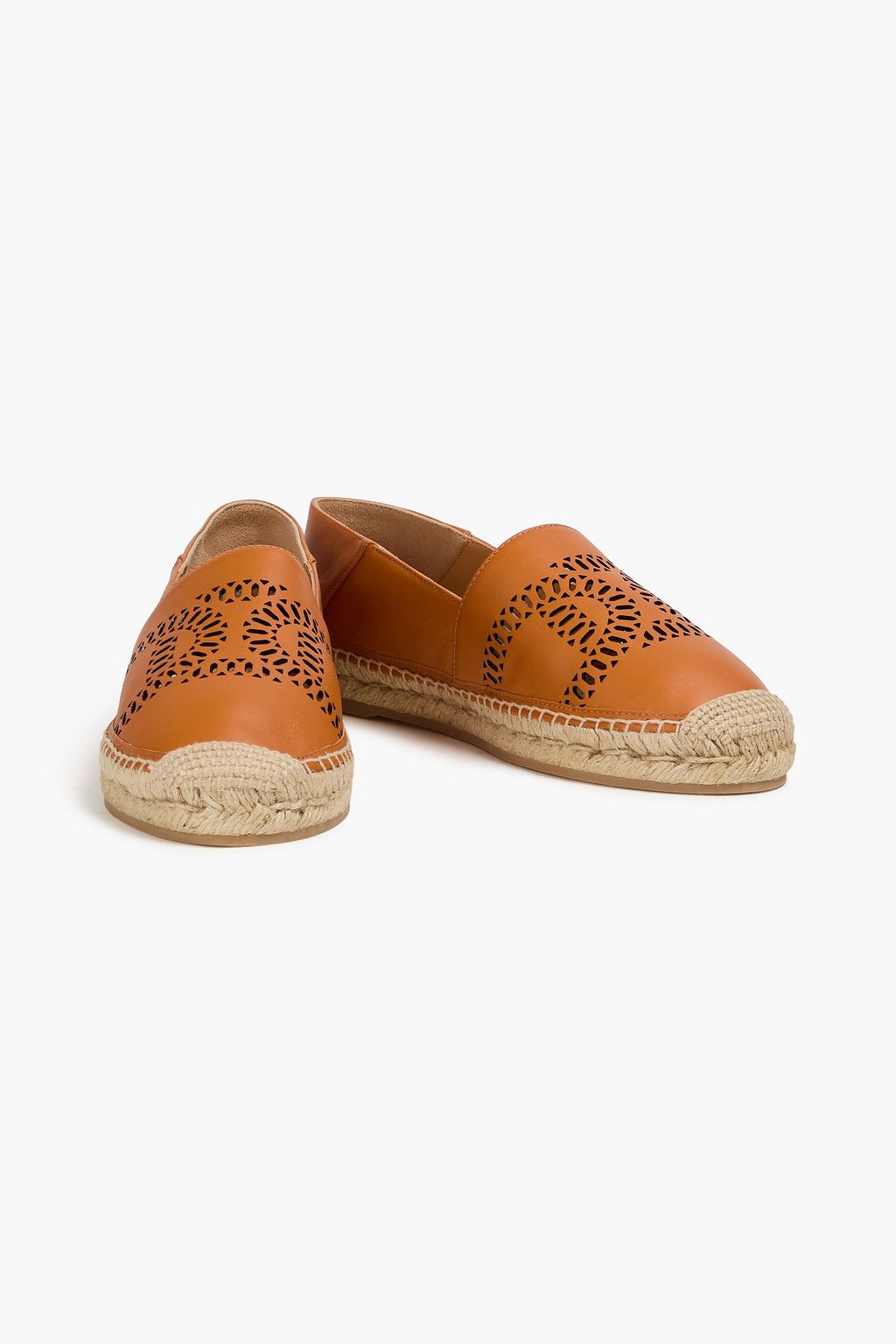 TOD'S レザー エスパドリーユ レーザーカット