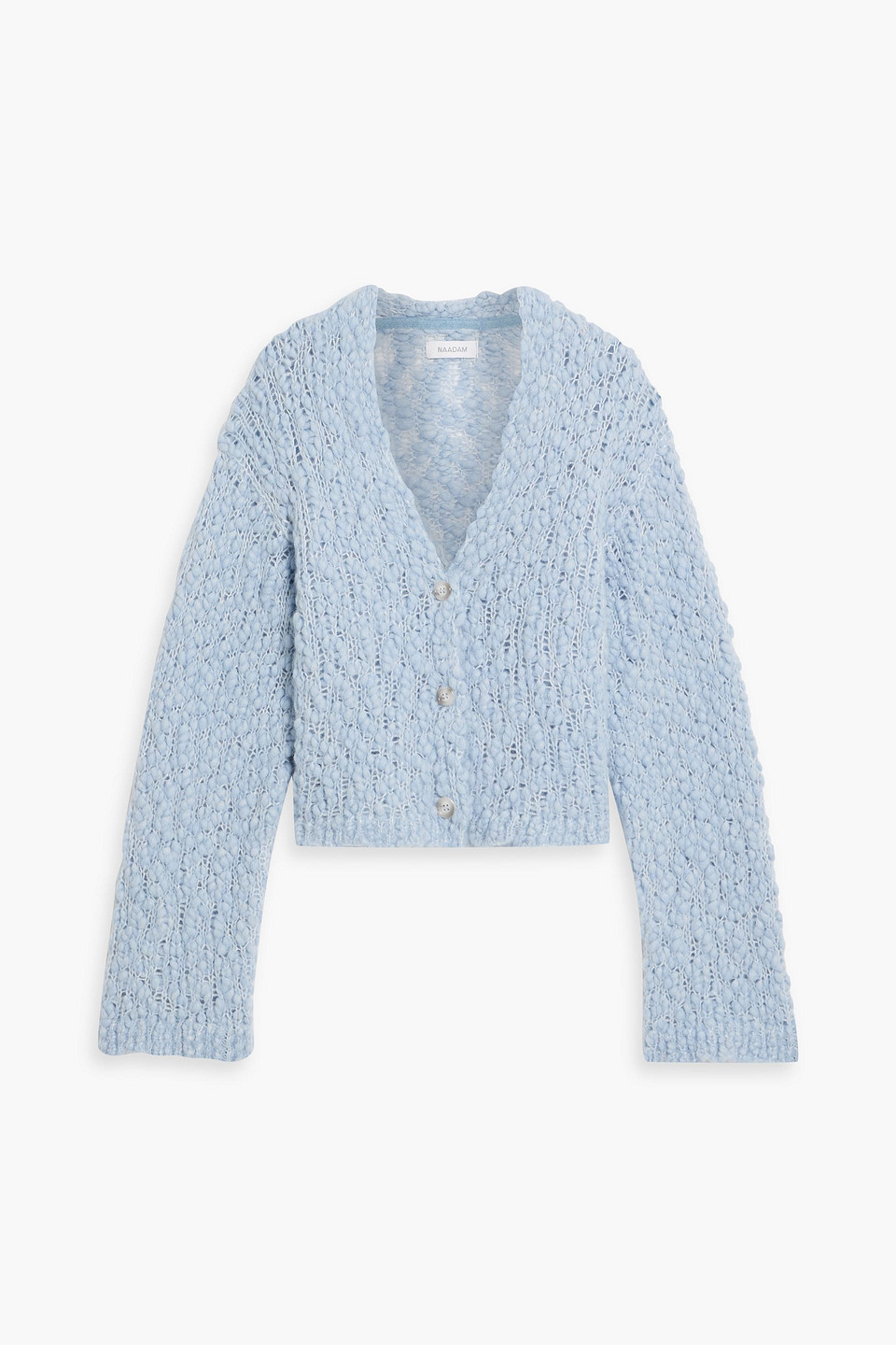 Bouclé-knit alpaca-blend cardigan