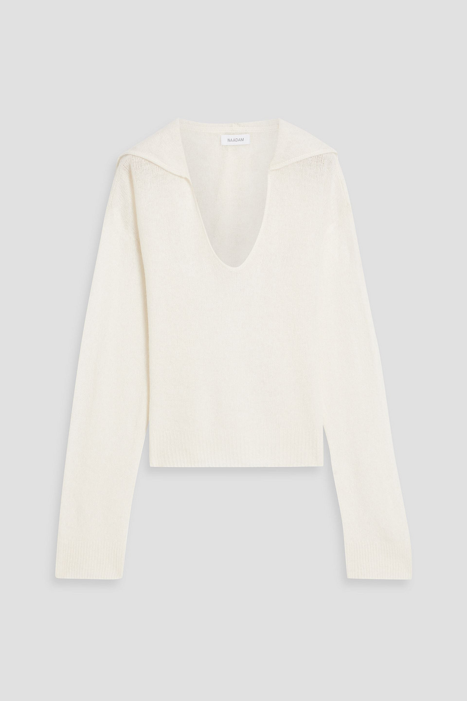 Naadam Cashmere Hoodie In White