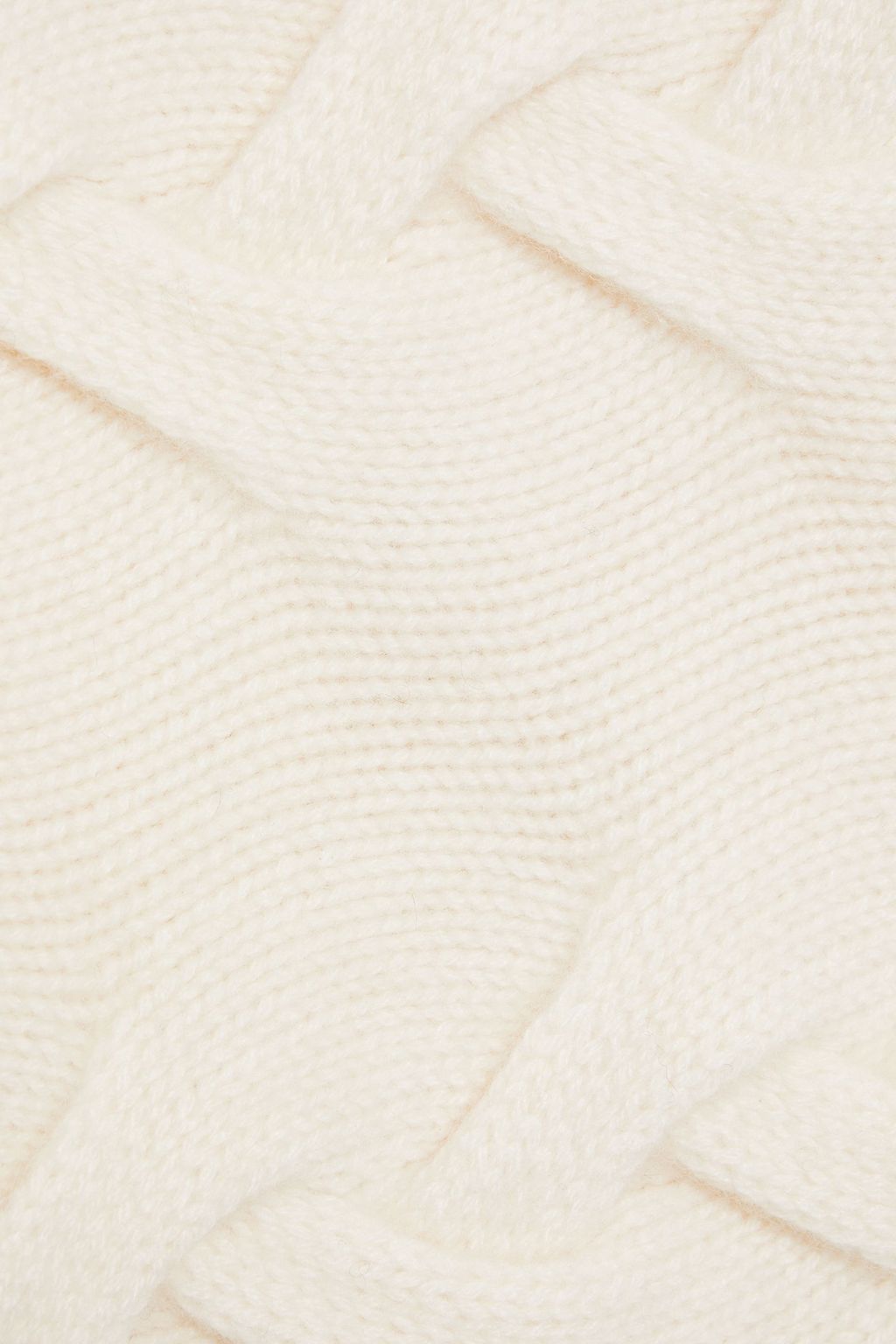 NAADAM Off-the-shoulder cable-knit cashmere sweater