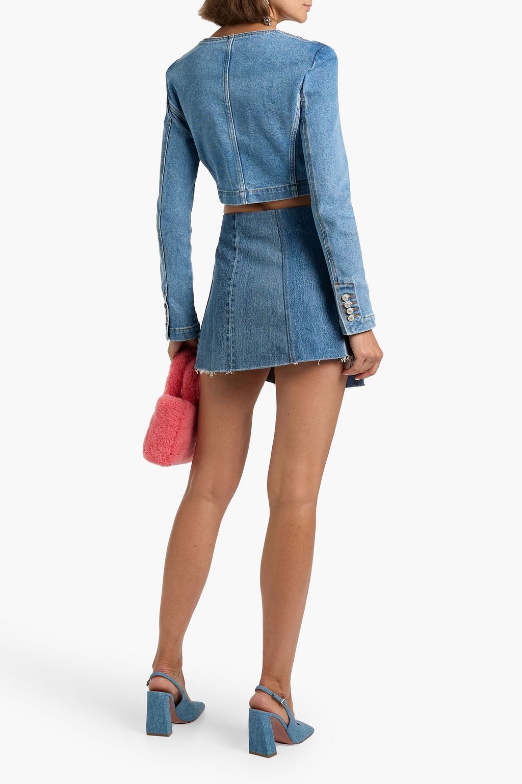 MAGDA BUTRYM Cropped denim jacket