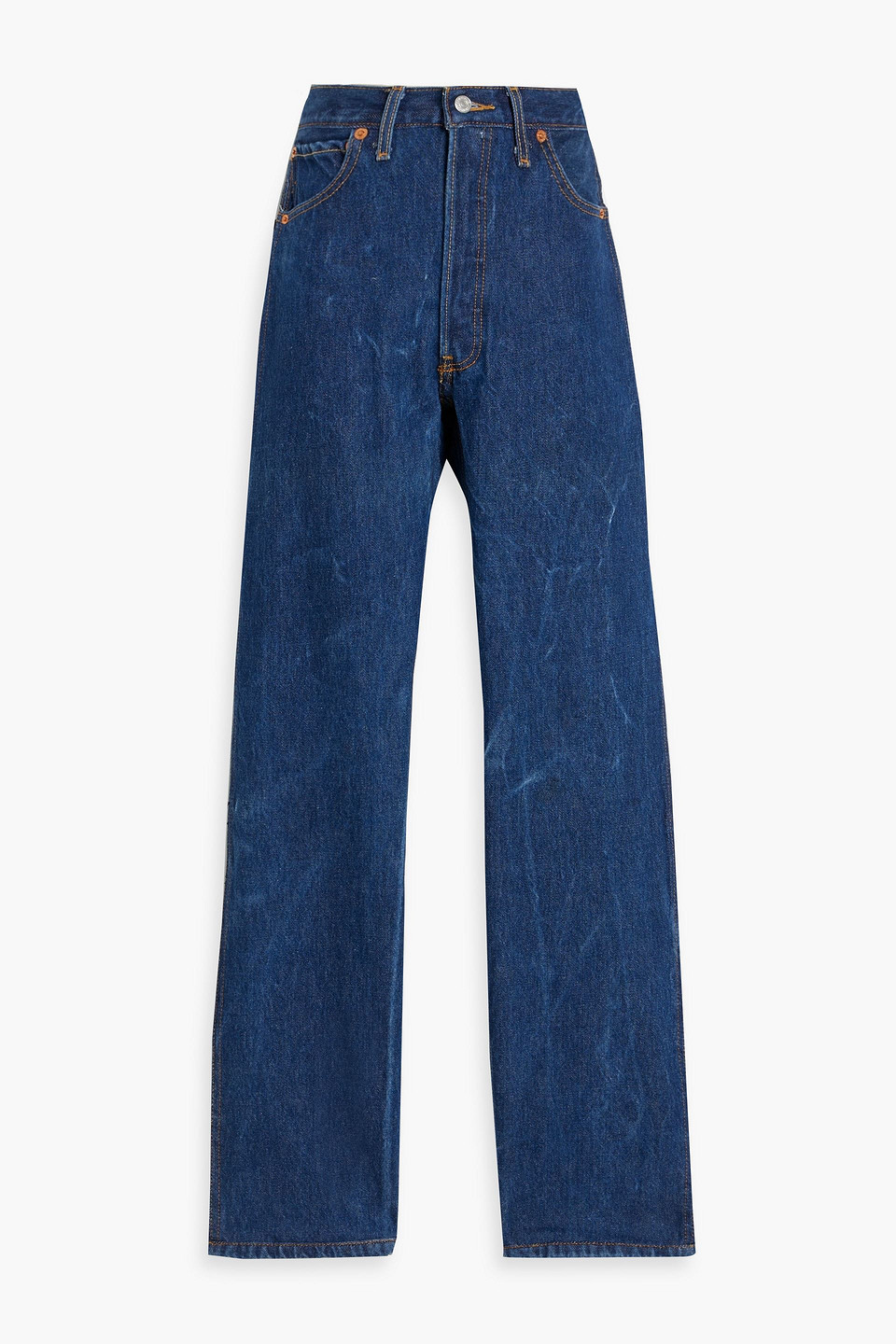 Re/done With Levi's High-rise Straight-leg Jeans