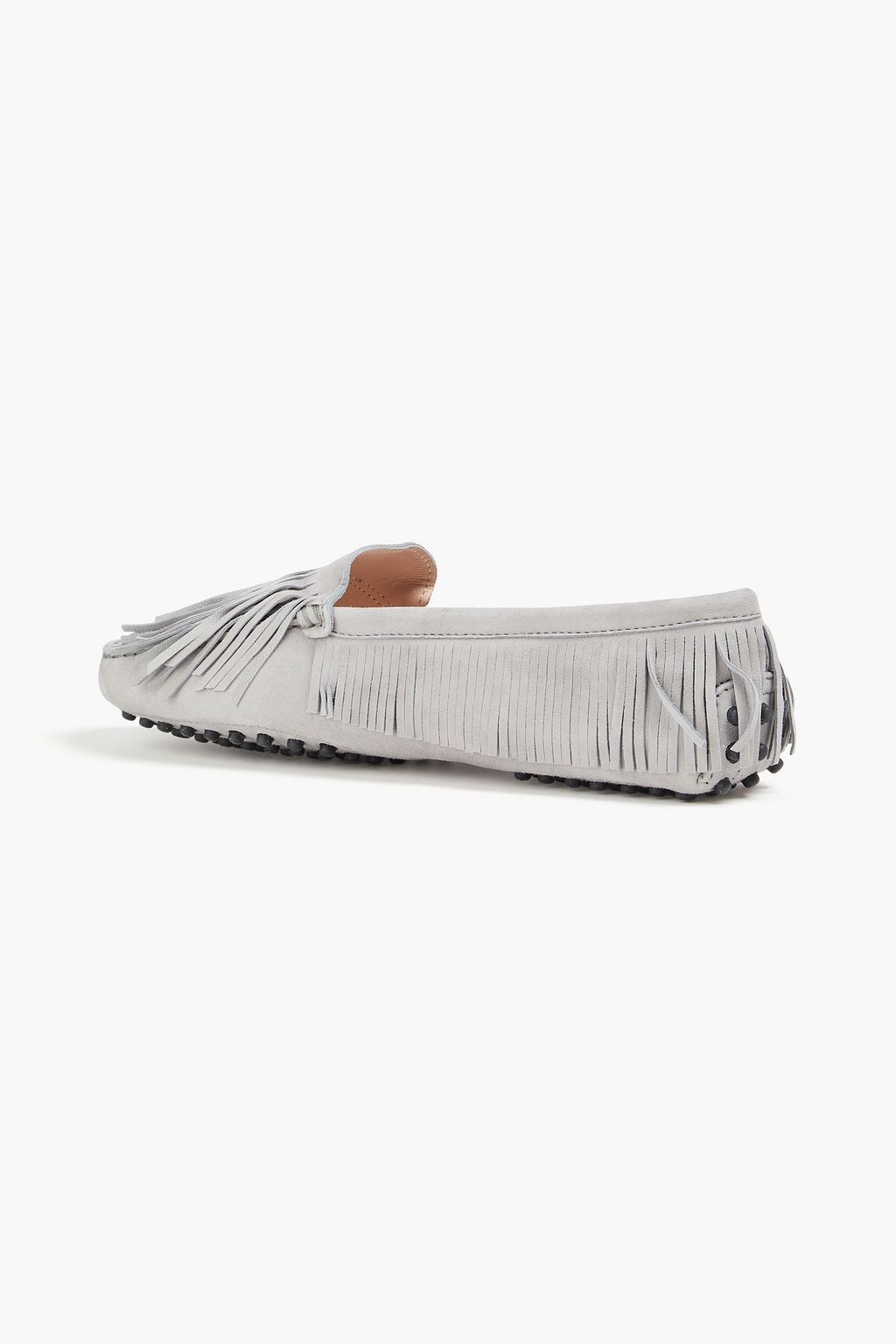 TOD'S Fringed suede loafers